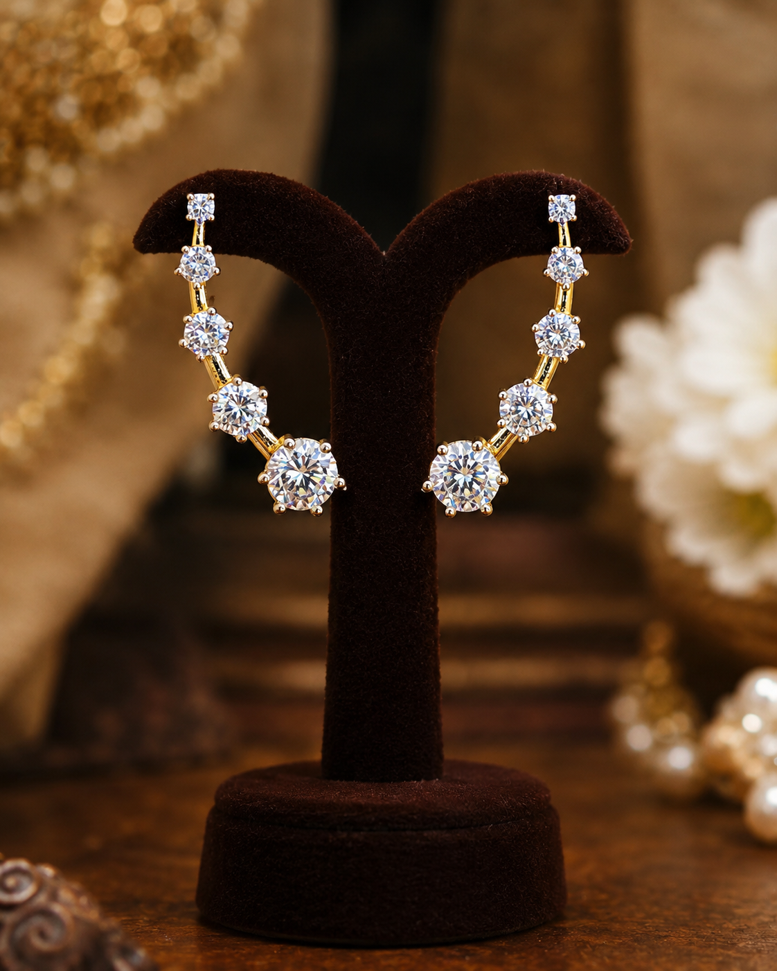 Gold Finish Ear cuffs