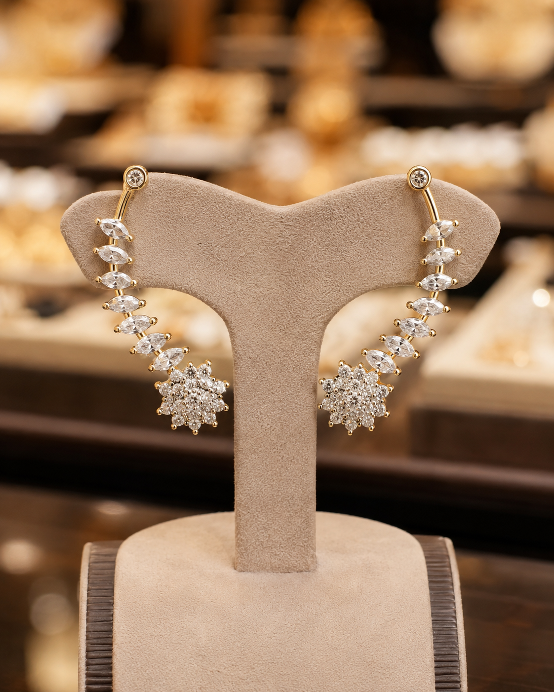 Gold Finish Ear Cuffs