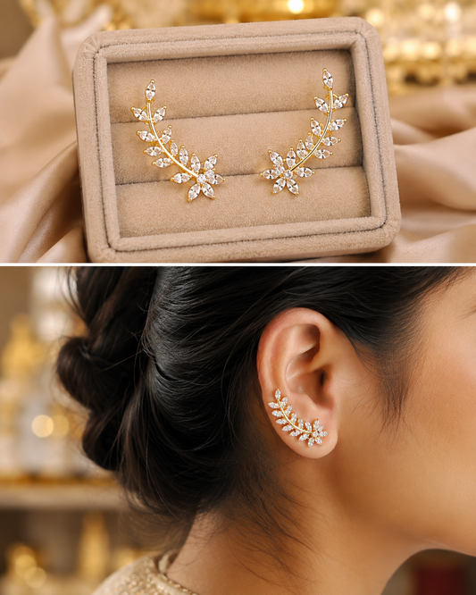 Gold Finish Ear Cuffs