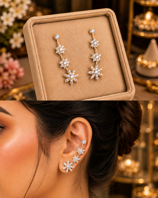 Gold Finish Ear Cuffs