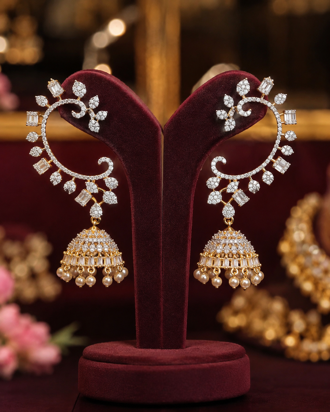 Gold Finish Ear Cuffs