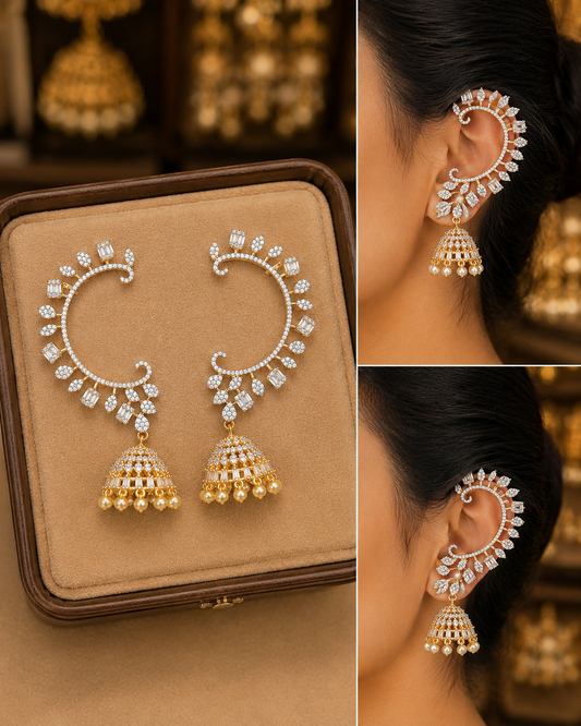 Gold Finish Ear Cuffs
