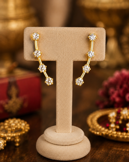 Gold Finish Ear Cuffs