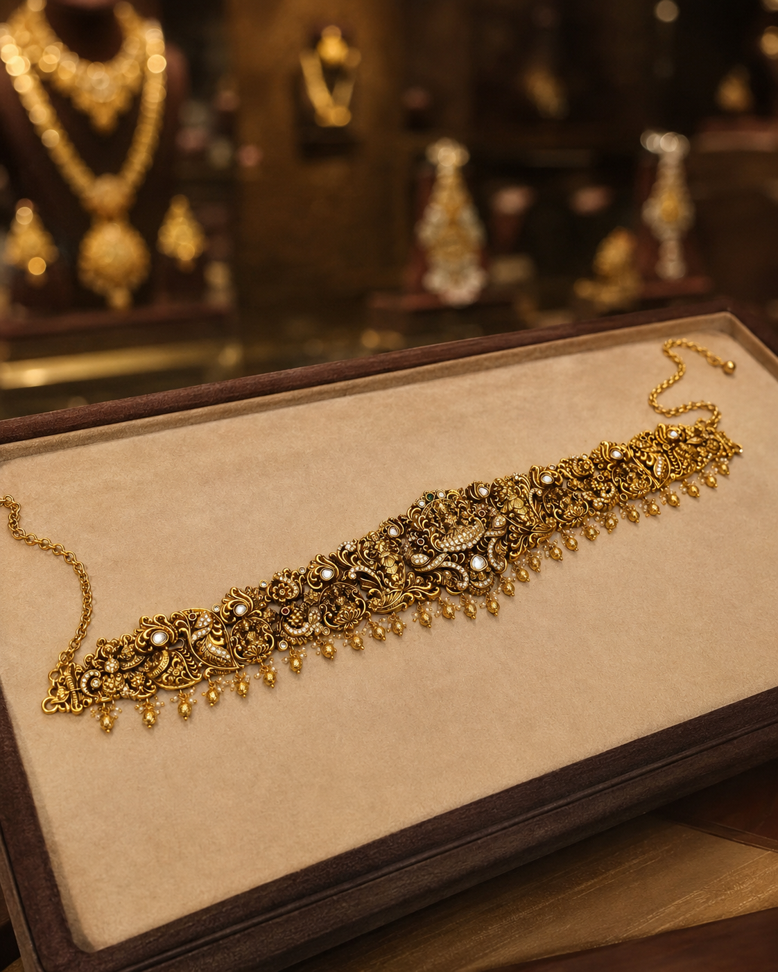 Antique Finish Hip Chain