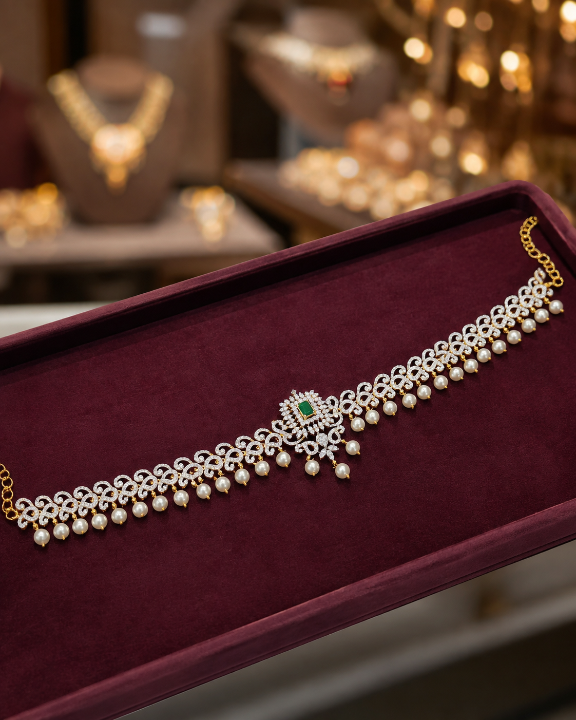 Diamond Finish Hip Chain