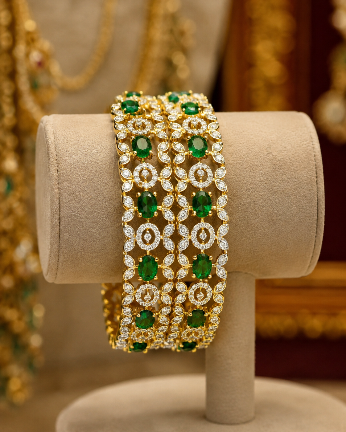 Gold Finish Bangles