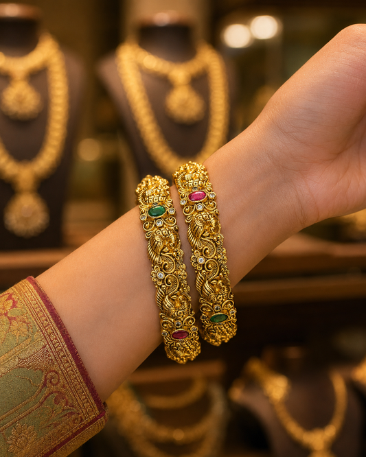 Antique Finish Bangles