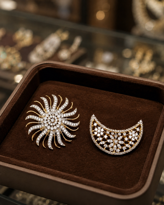 Diamond Finish Hair Accessories