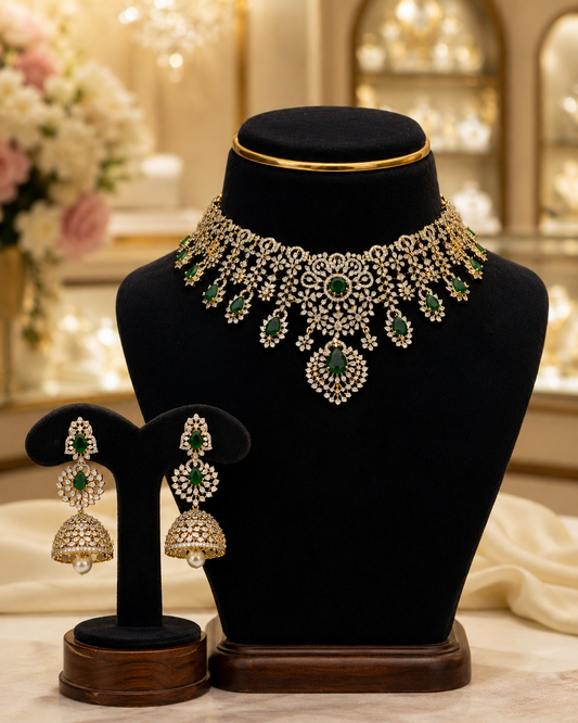 Diamond Finish Neckset