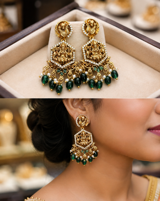 Antique Finish Earrings
