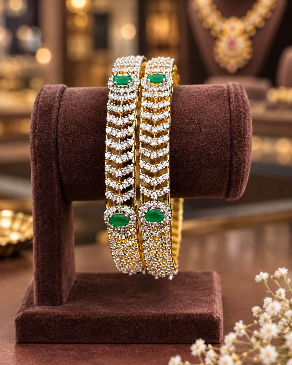 Diamond Finish Bangles
