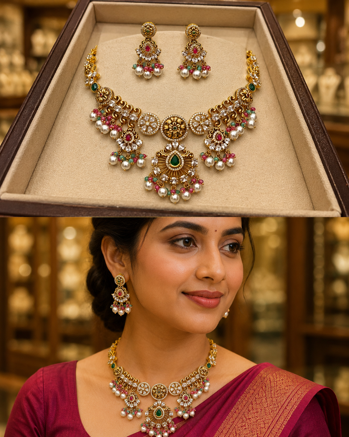 Antique Finish Neckset