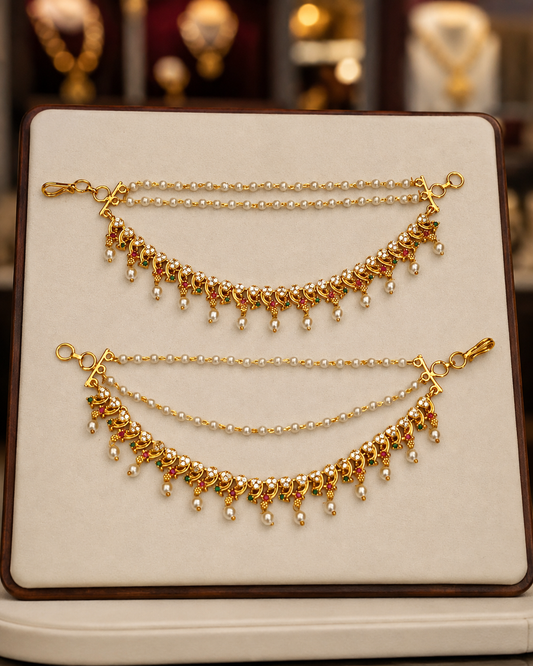 Gold Finish Ear Accessories