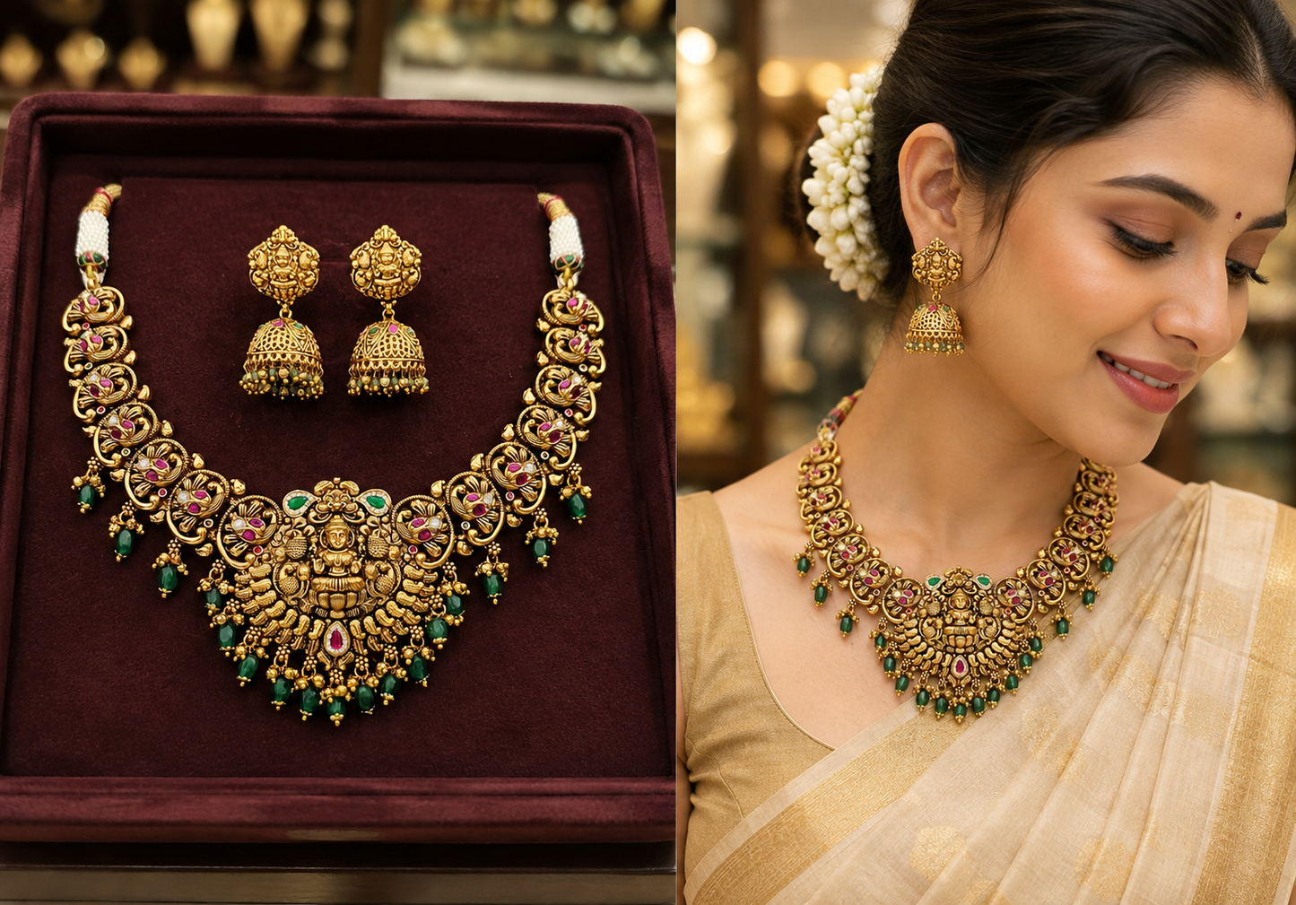 Antique Finish Neckset