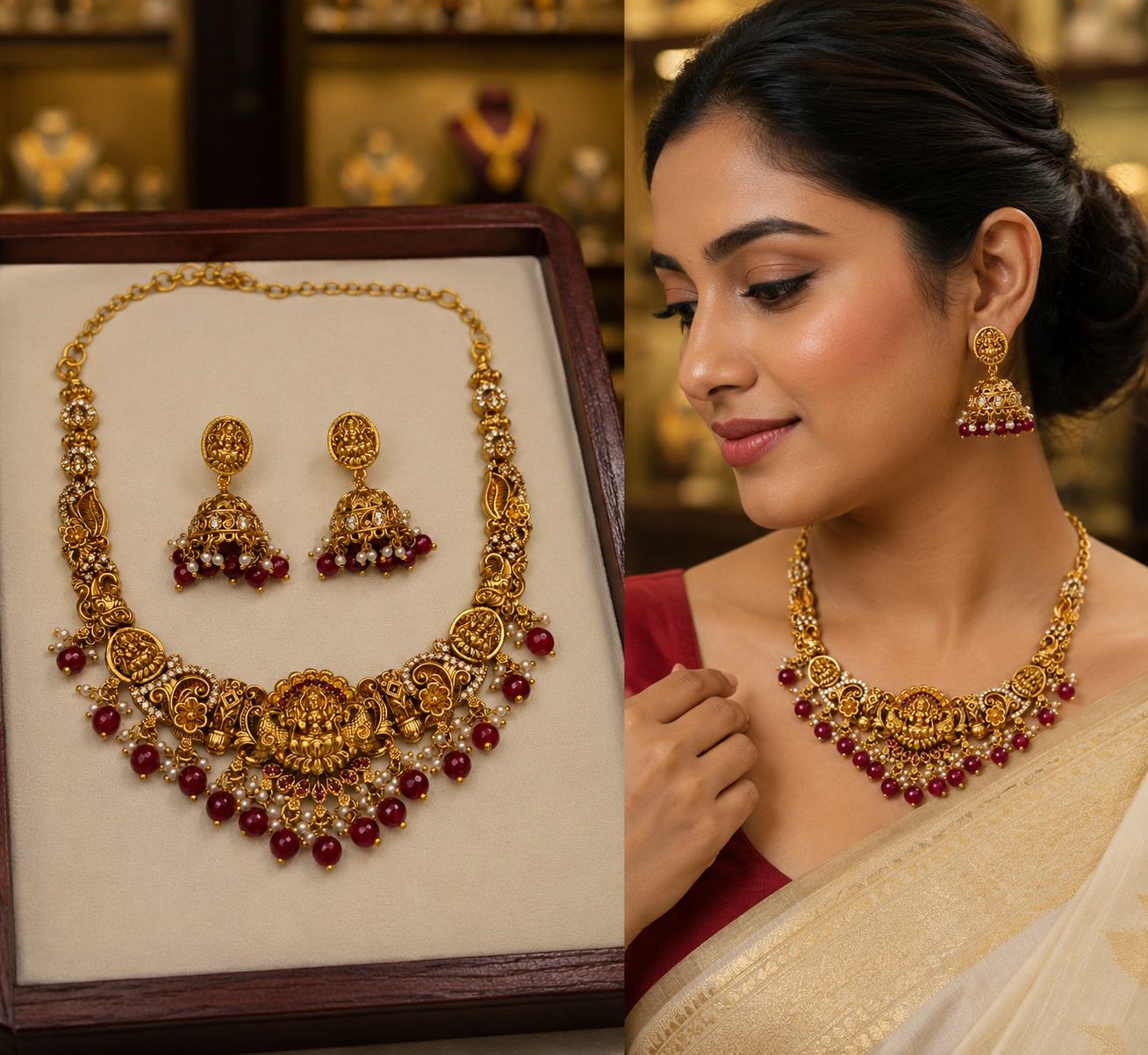 Antique Finish Neckset