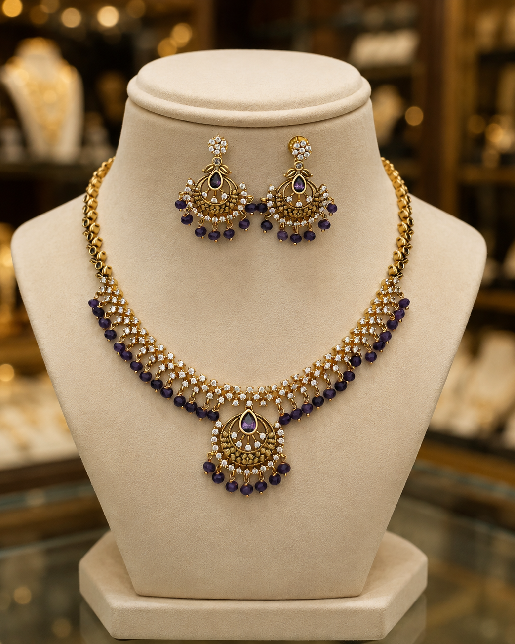 Antique Finish Neckset