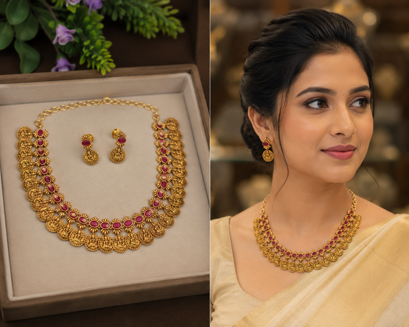 Antique Finish Neckset