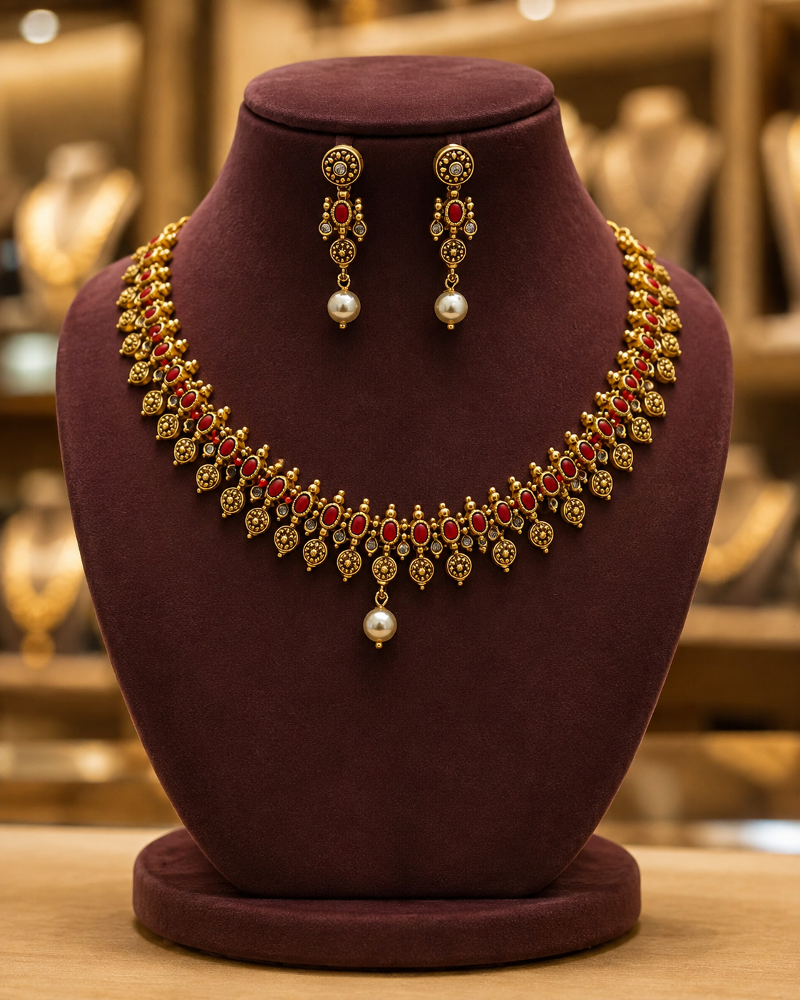 Antique Finish Neckset