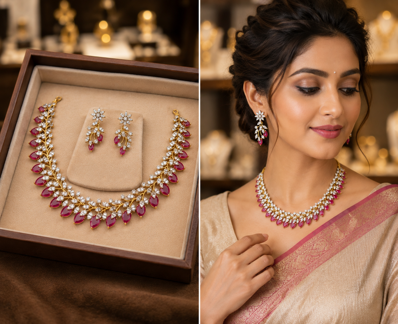 Diamond Finish neckset