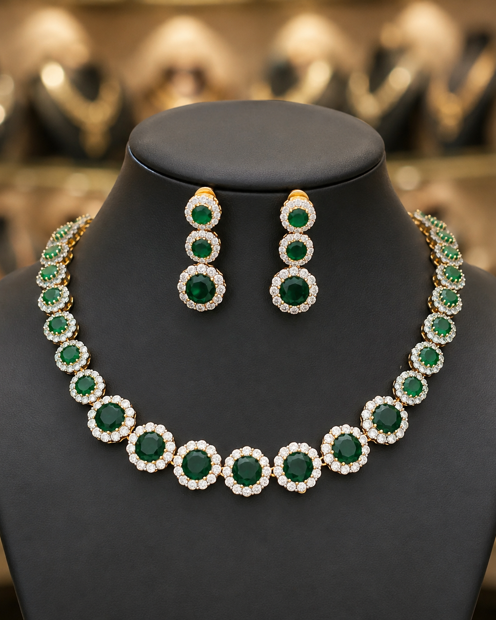 Diamond Finish Neckset