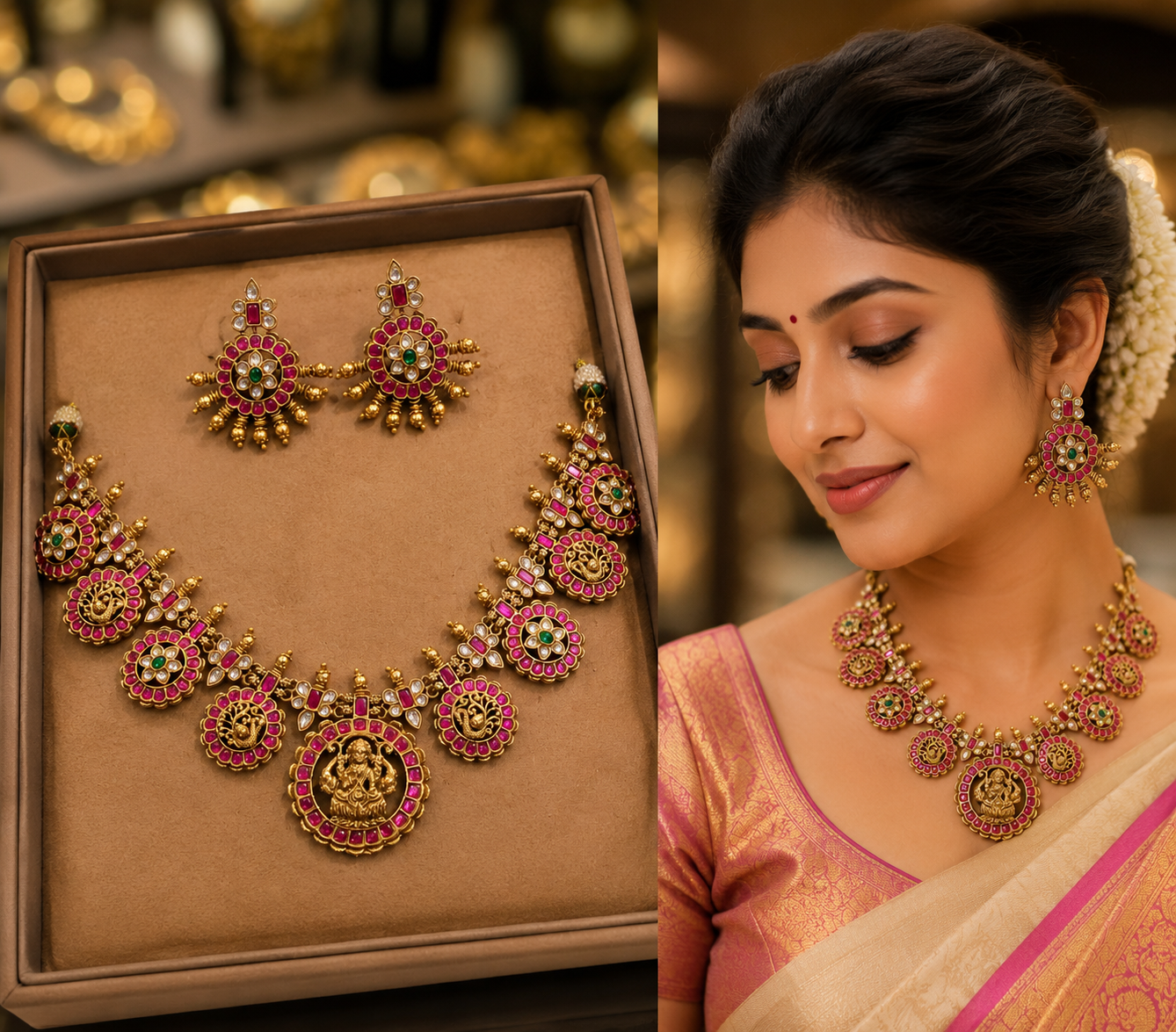Jadau Kundan Neckset