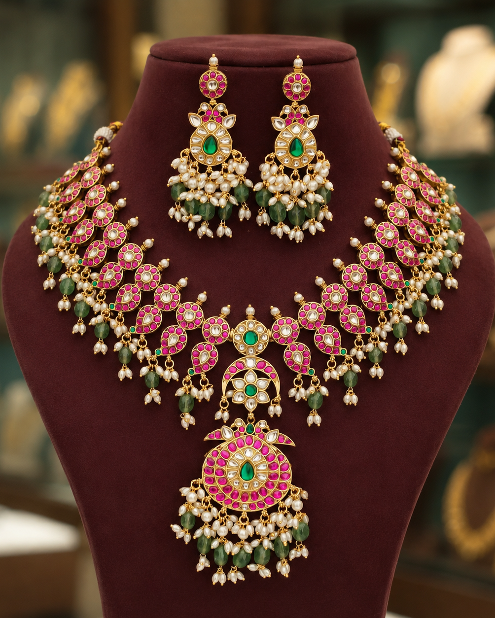 Jadau Kundan Neckset
