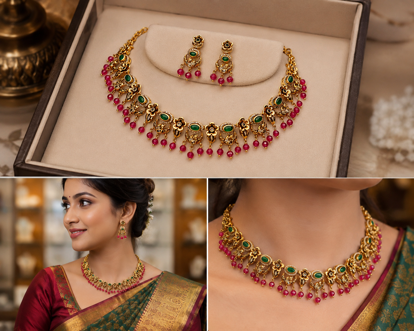 Matte Finish Neckset