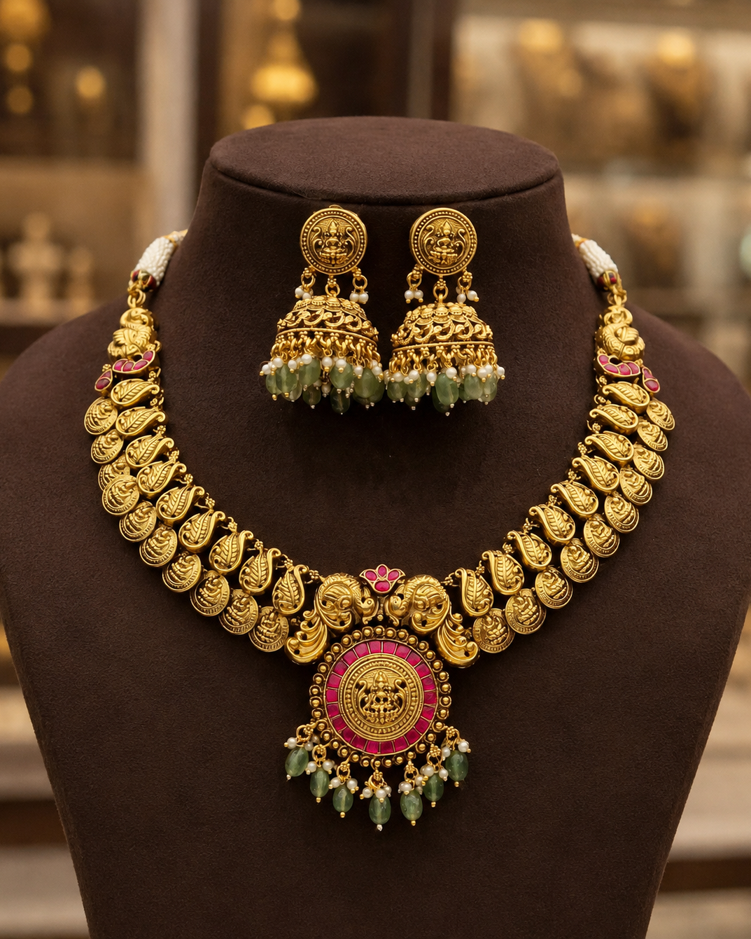 Jadau Antique Finish Neckset
