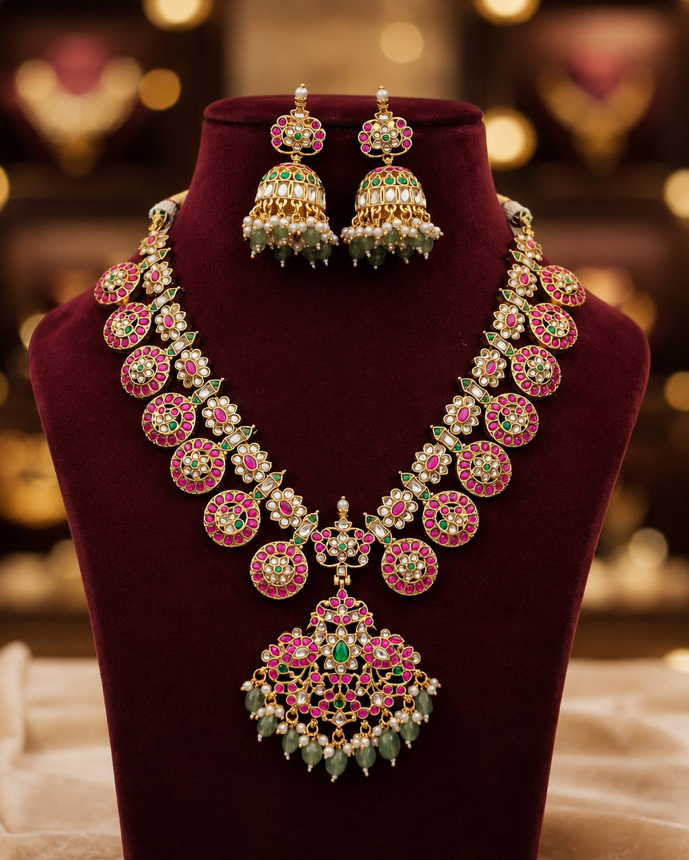 Jadau Kundan Neckset