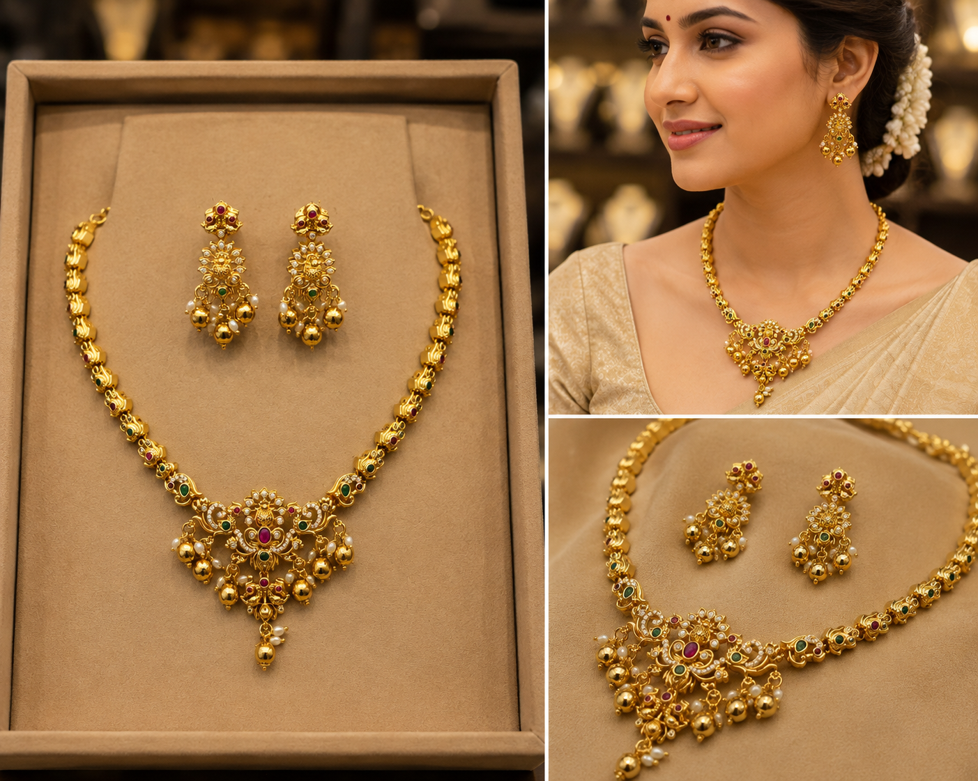Antique Finish Neckset