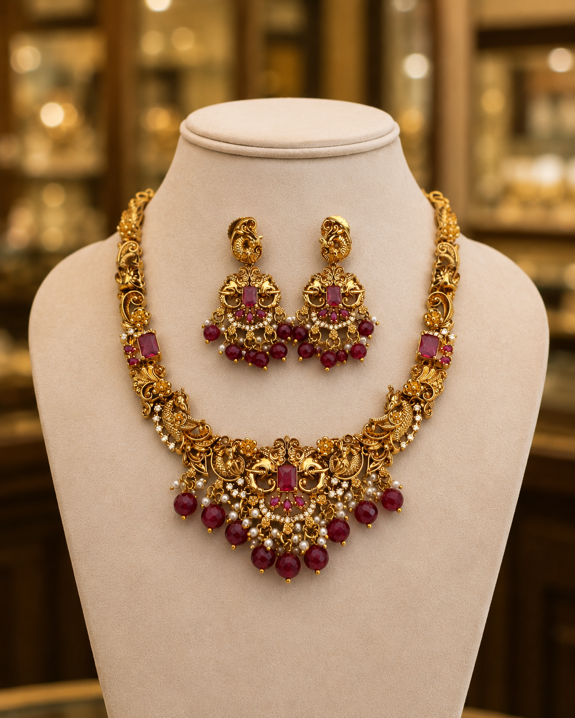 Antique Finish Neckset