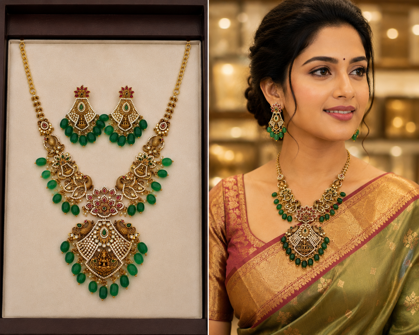 Antique Finish Neckset