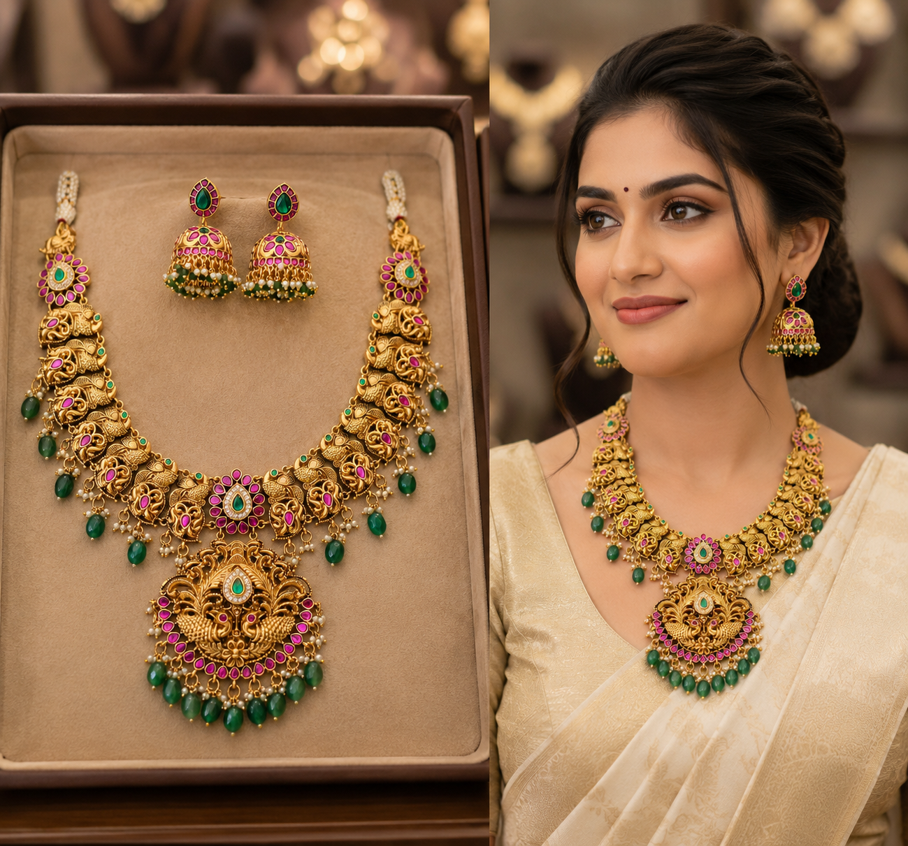 Antique Finish Neckset