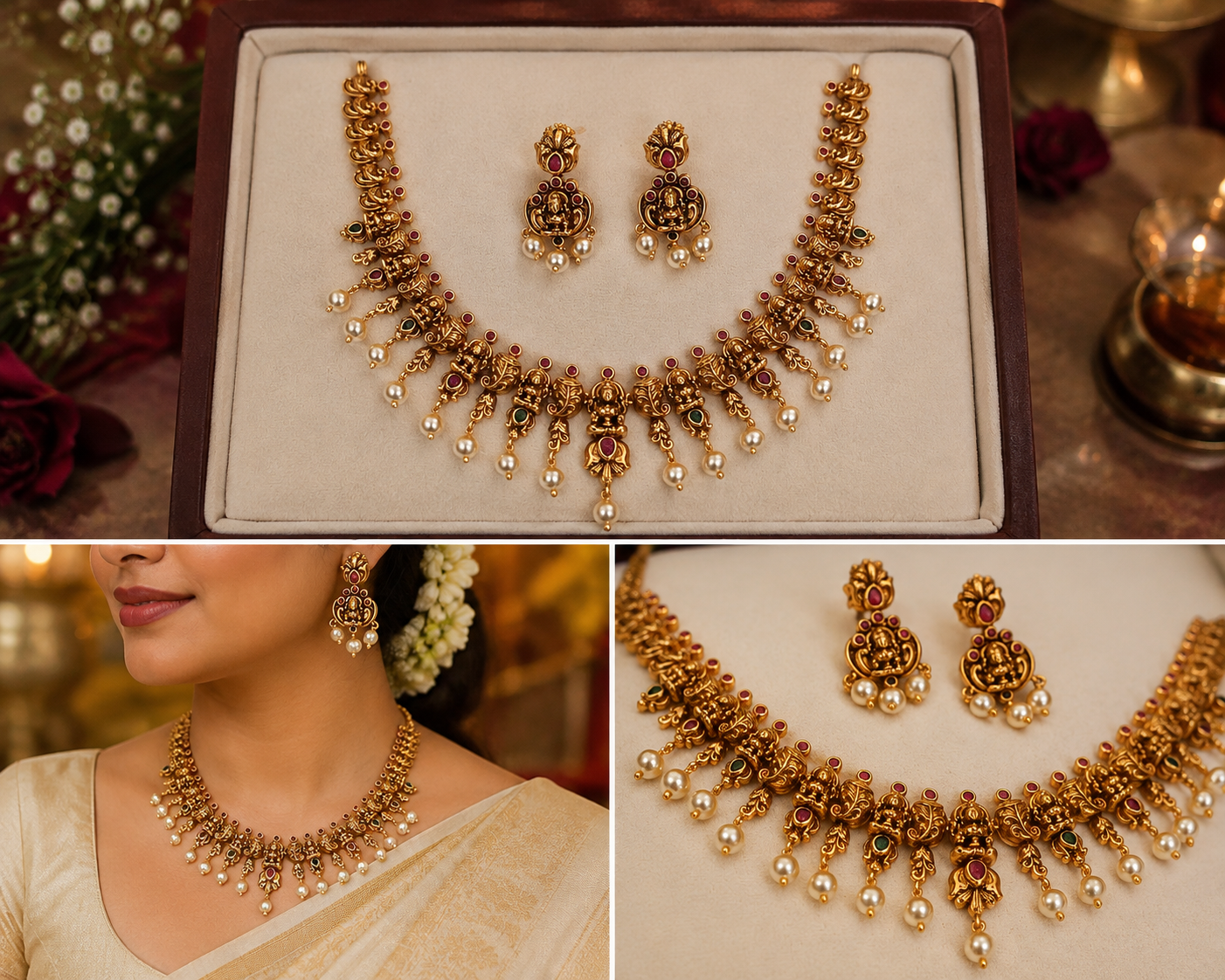 Antique Finish Neckset