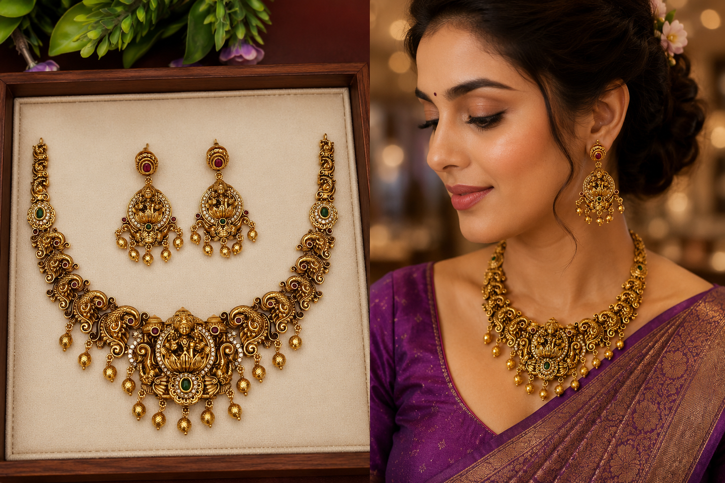 Antique Finish Neckset