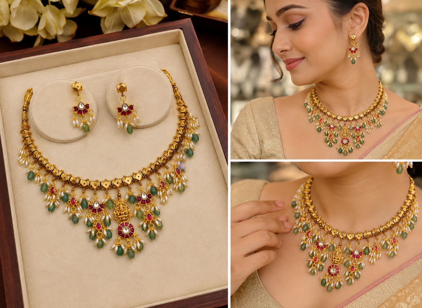 Antique Finish Neckset