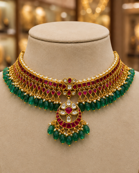 Jadau Kundan Neckset