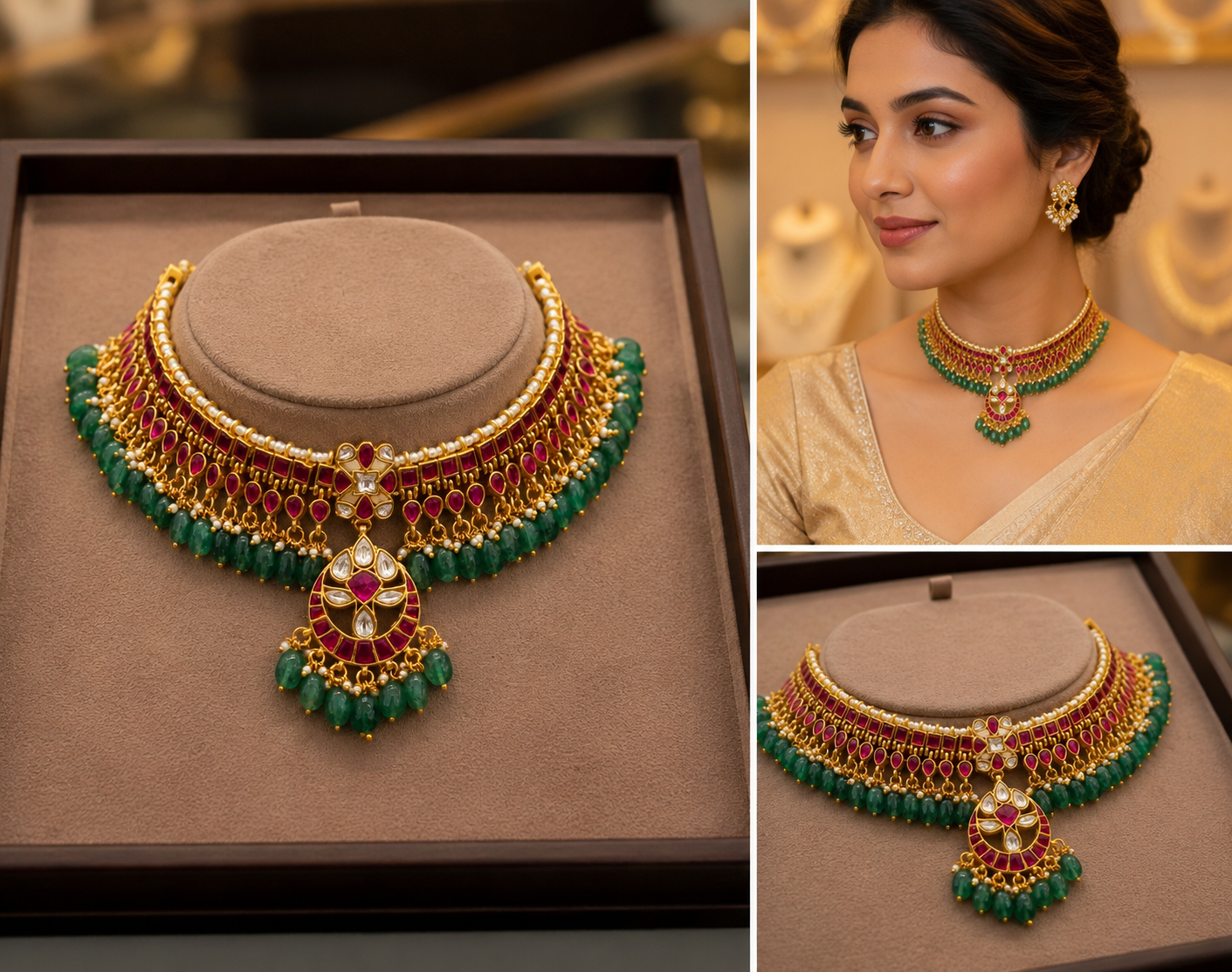 Jadau Kundan Neckset