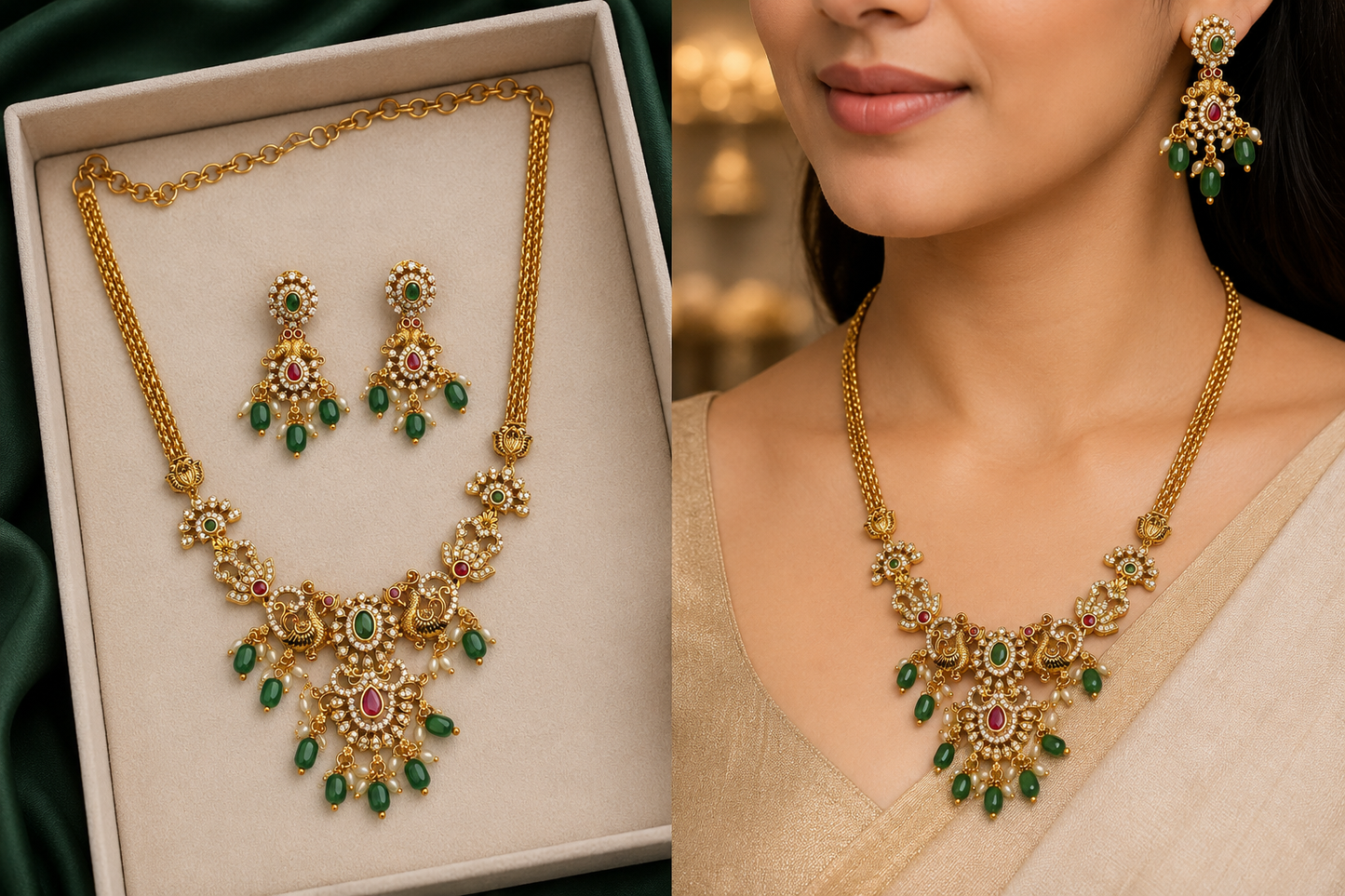 Antique Finish Neckset