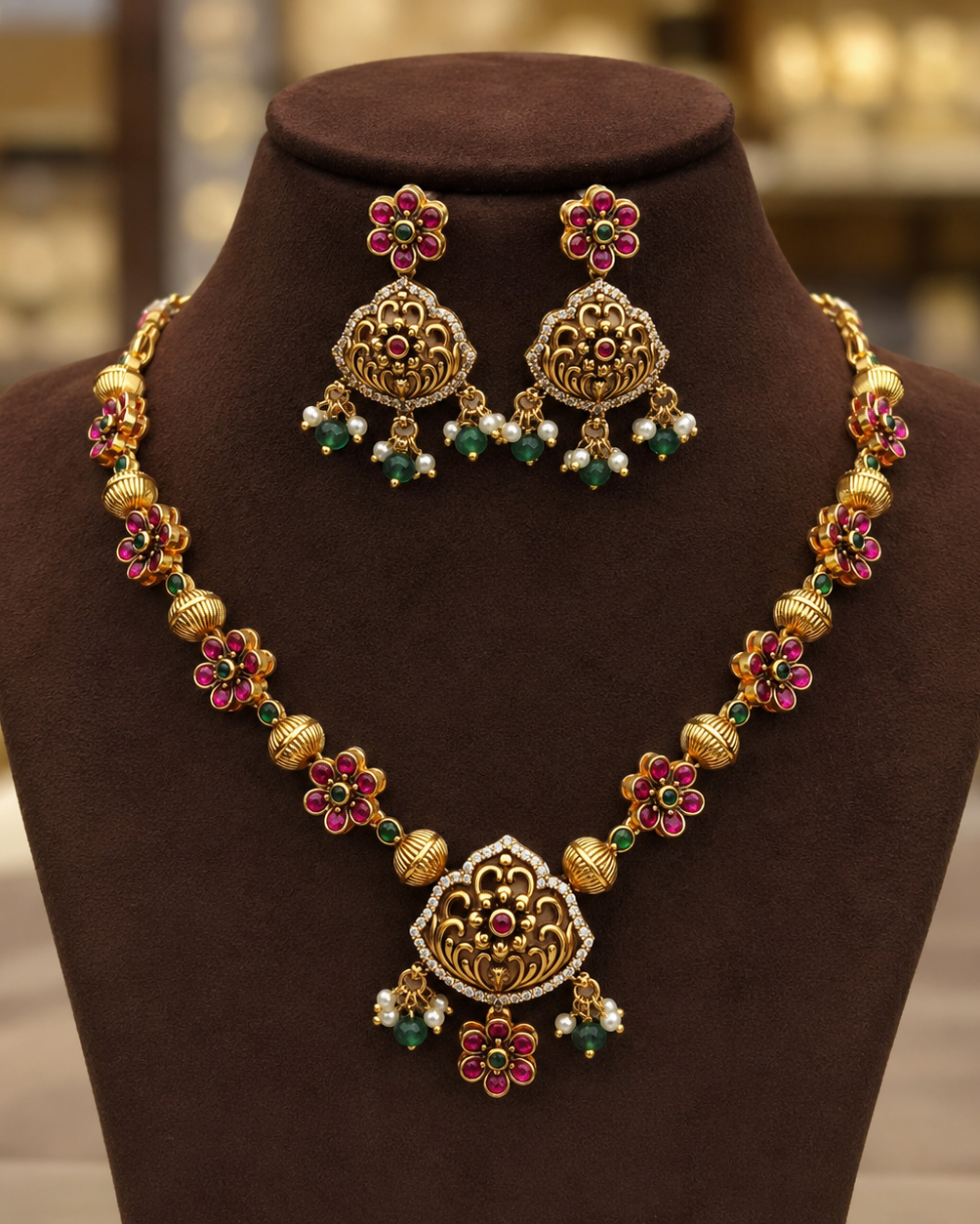 Antique Finish Neckset