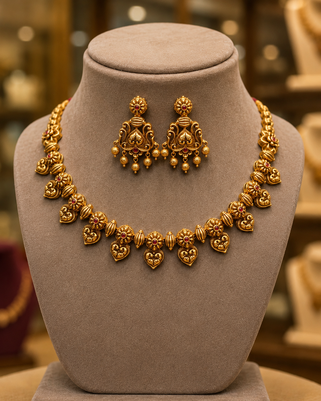 Antique Finish Neckset