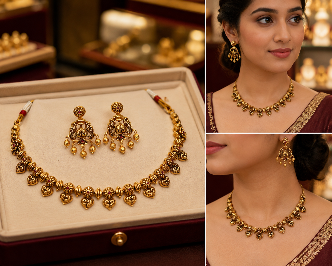 Antique Finish Neckset