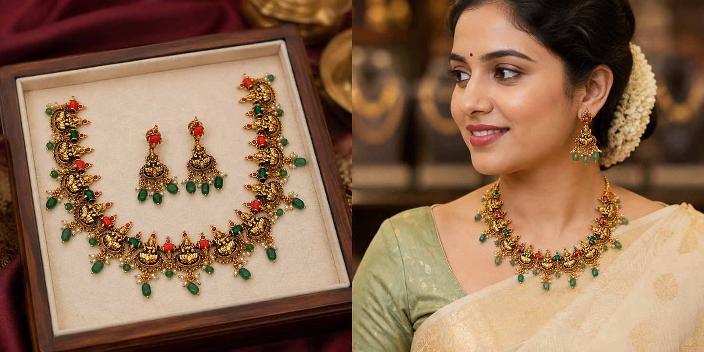 Antique Finish Neckset