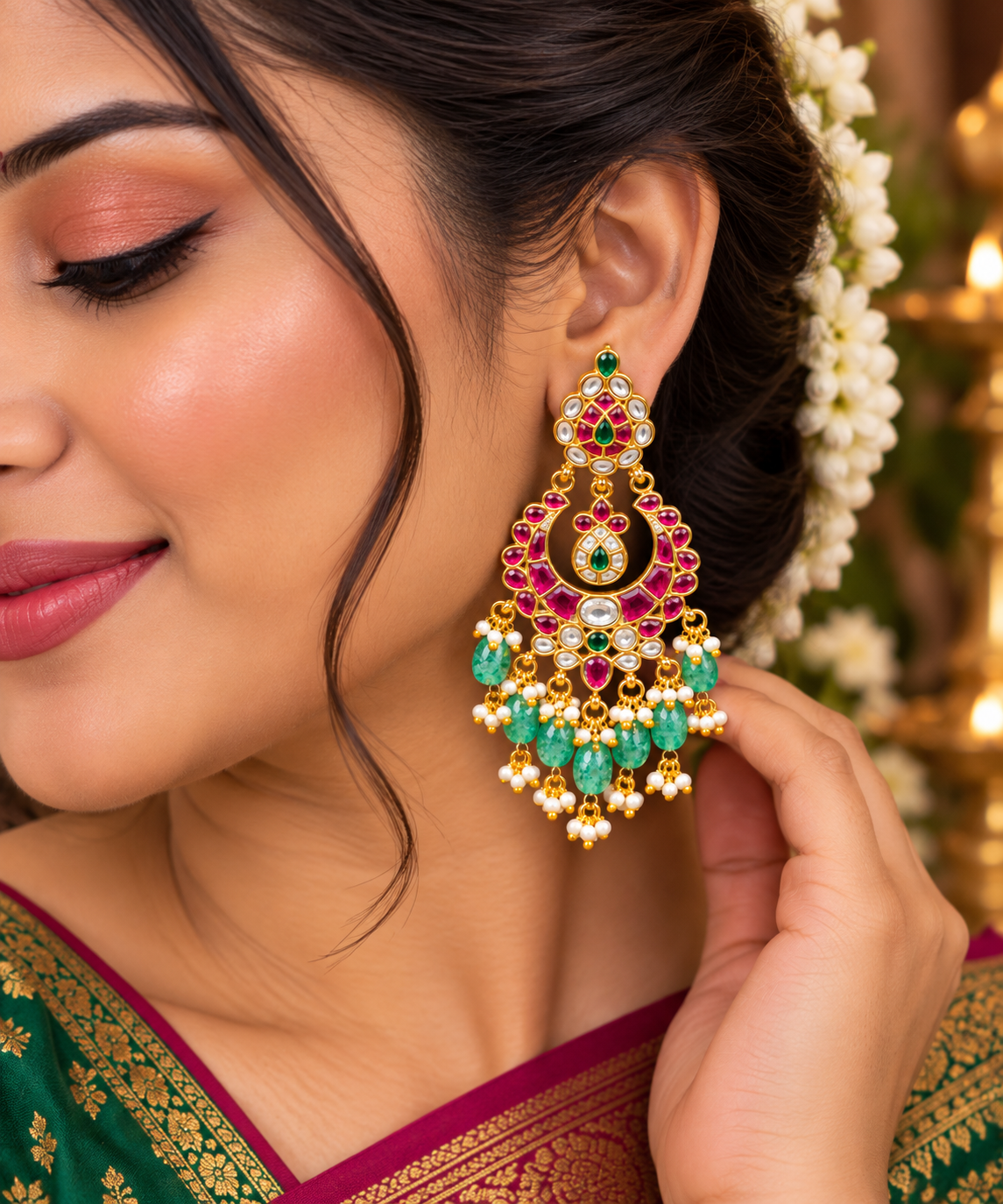 JADAUKUNDAN EARRINGS