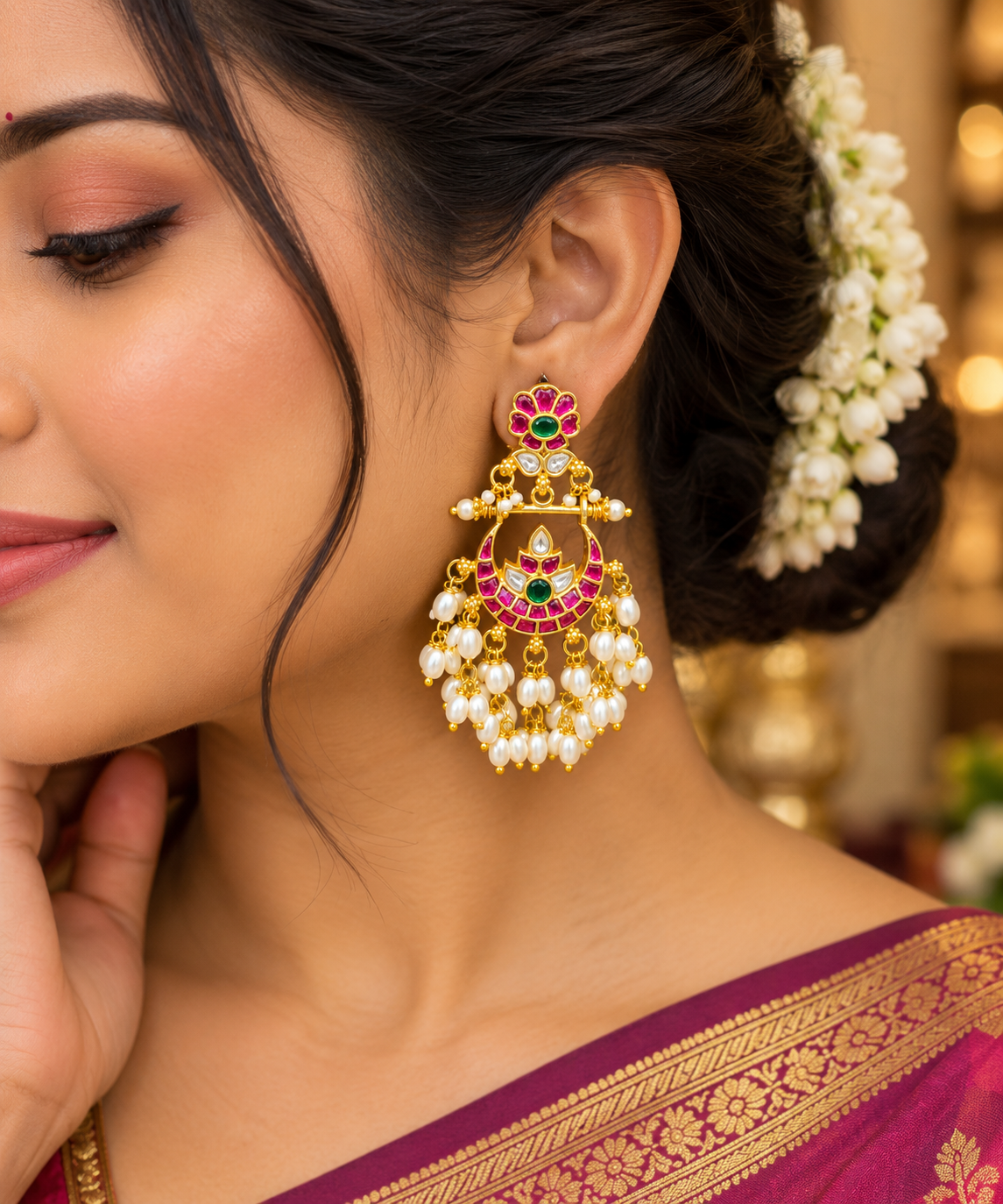 JADAUKUNDAN EARRINGS