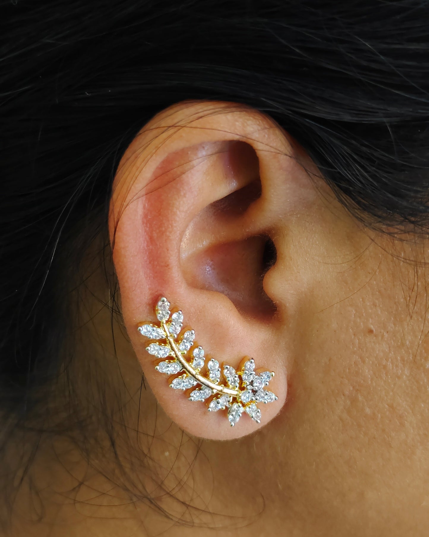 Gold Finish Ear Cuffs