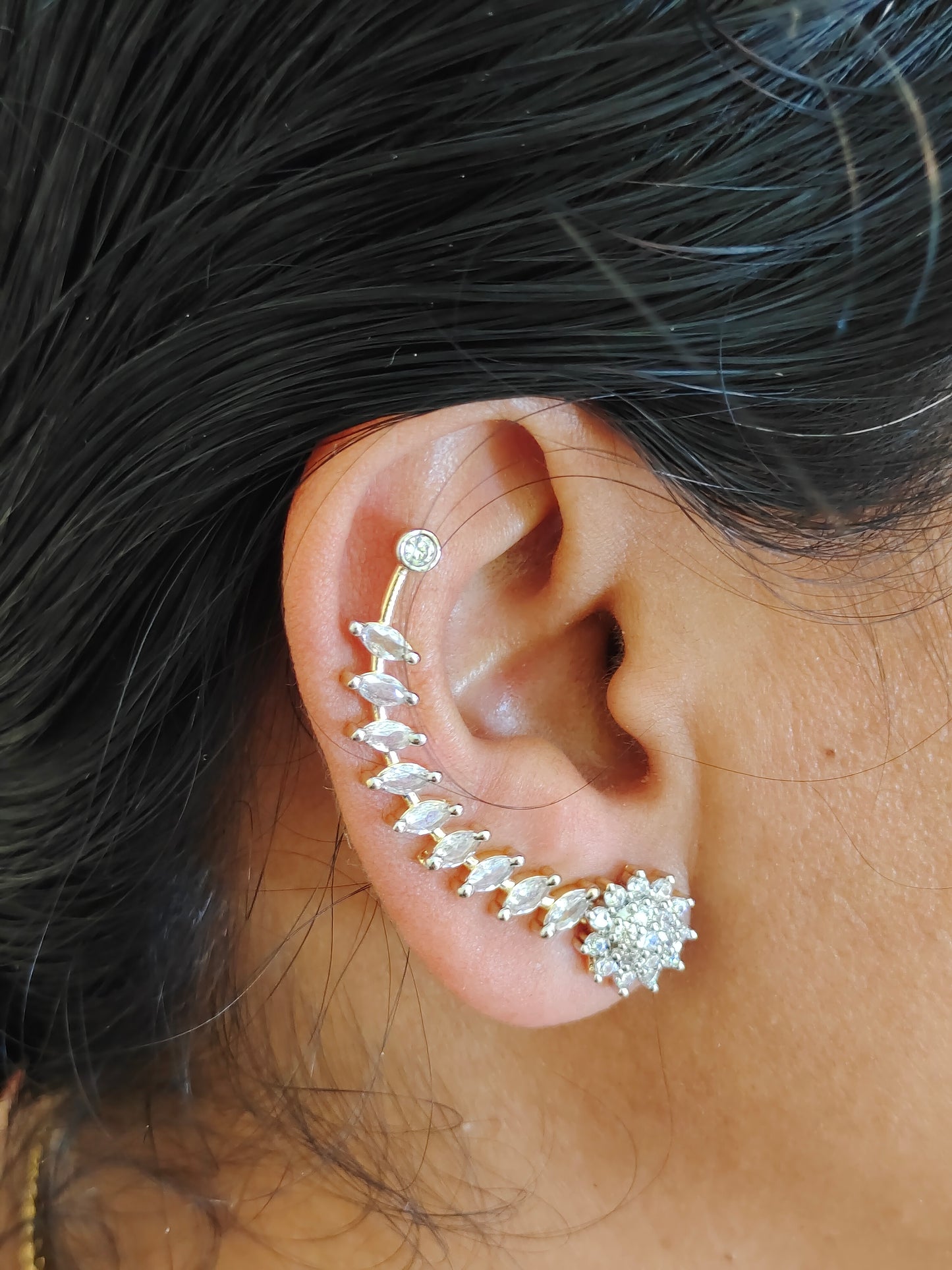 Gold Finish Ear Cuffs