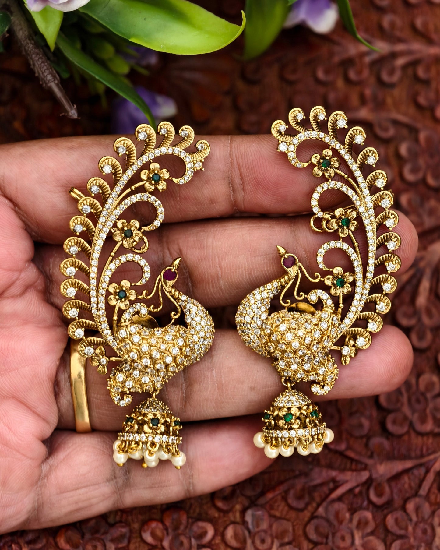 Antique Finish Ear Cuffs