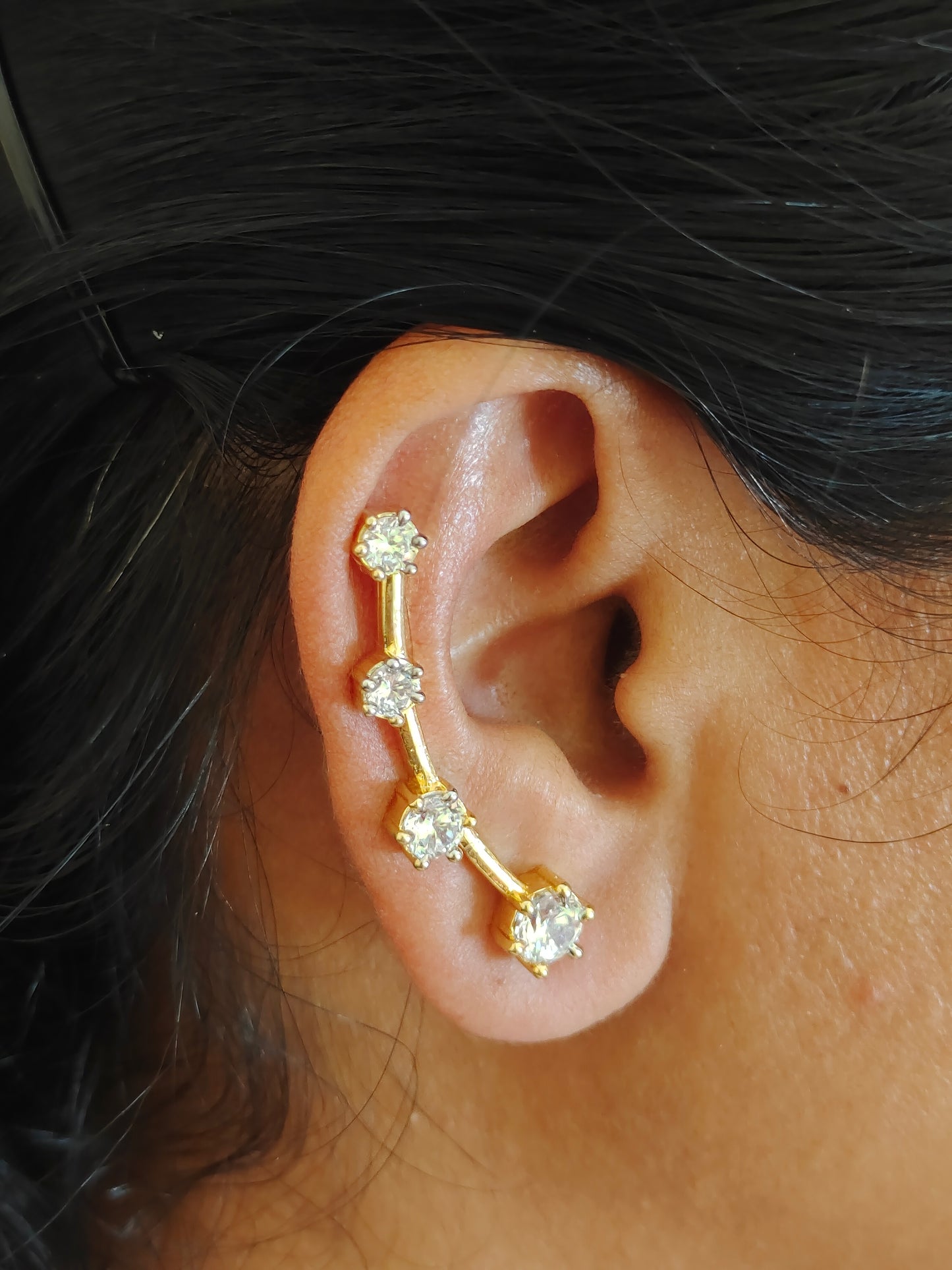Gold Finish Ear Cuffs