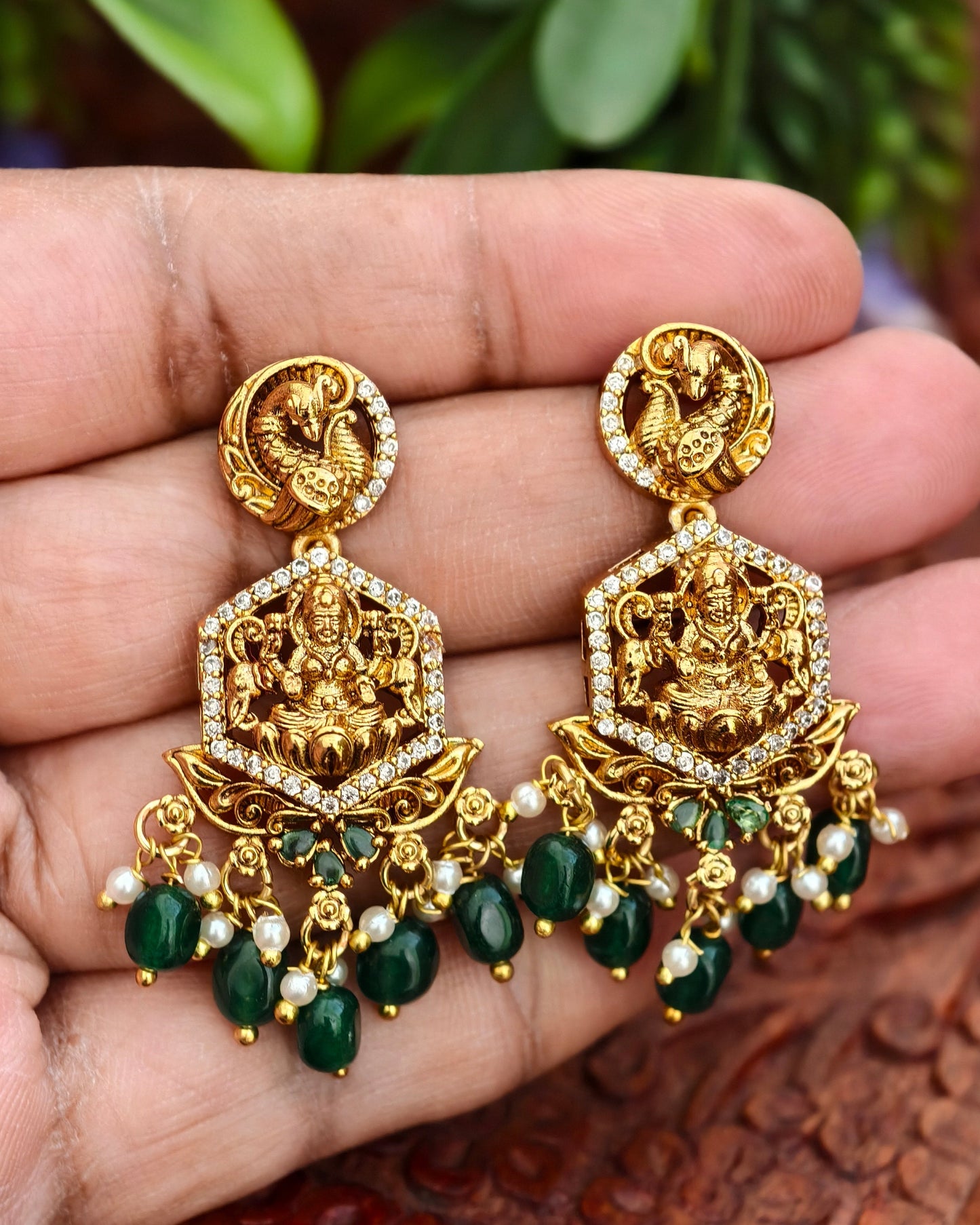Antique Finish Earrings
